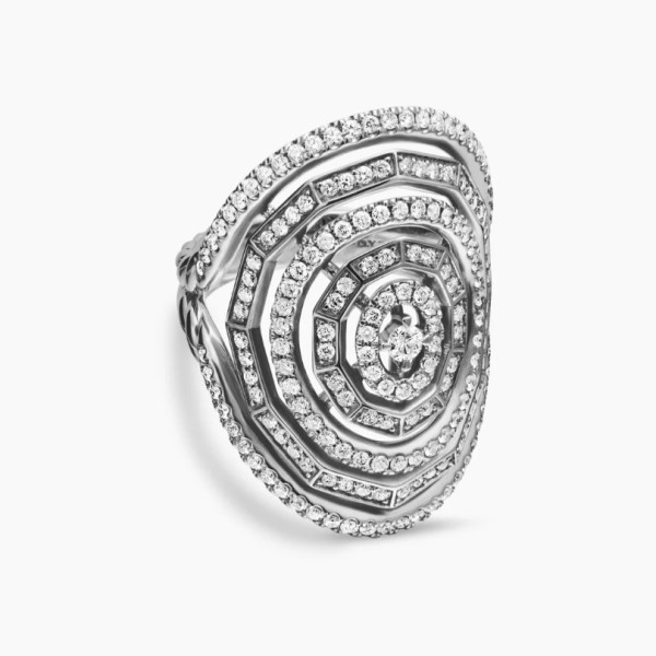 David Yurman 30mm Sterling Silver Stax Ring