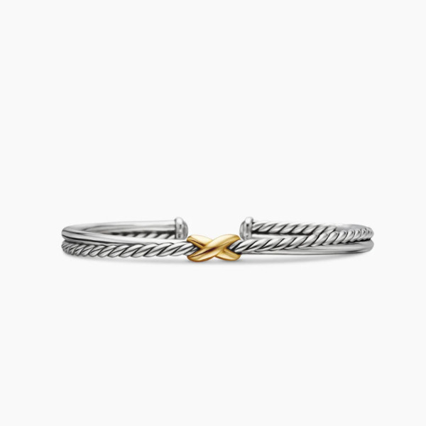 David Yurman 5.2mm Cable X-Cross Bangle Bracelet