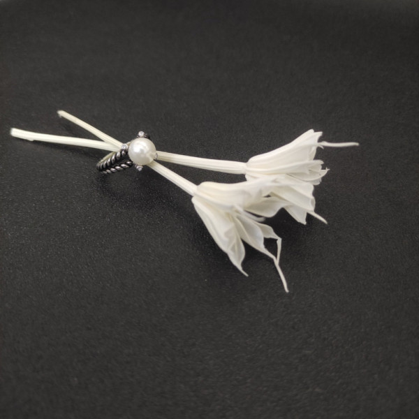 David Yurman Four-Prong Pearl Ring