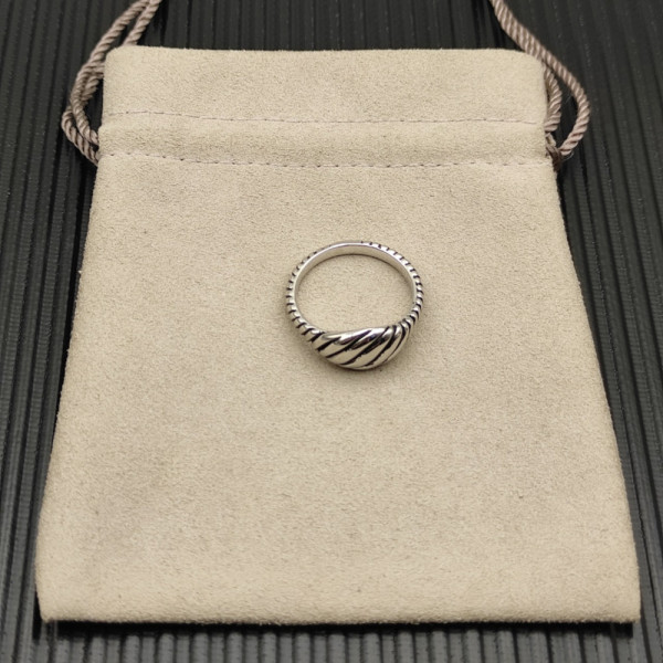 David Yurman 10mm Sterling Silver Wave Ring