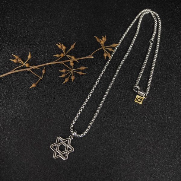 David Yurman Star of David Necklace