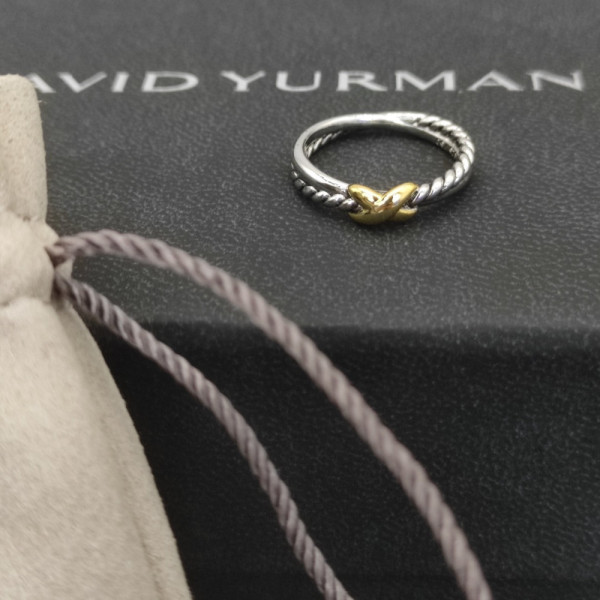 David Yurman X Cable Crossover Ring