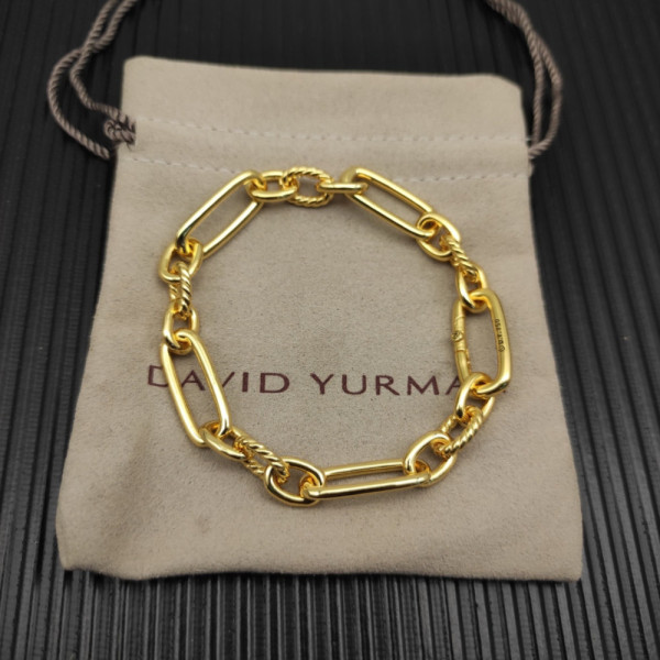 David Yurman 9.8mm Gold Lexington Chain Bracelet