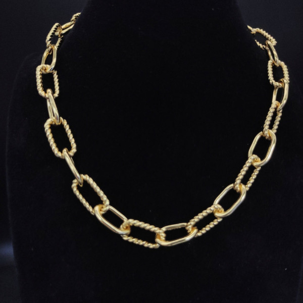 David Yurman Madison Chain Necklace in Gold Tone