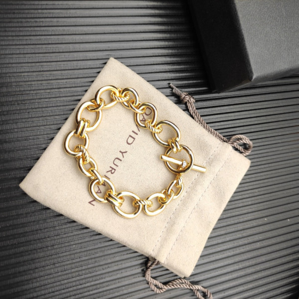 David Yurman 8mm Gold Mercer Multi-Ring Bracelet