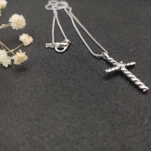 David Yurman Diamond-Accented X Cross Pendant Necklace