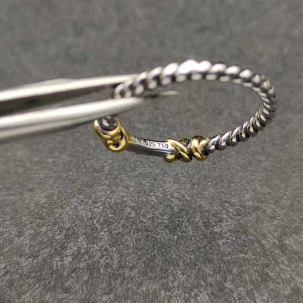 David Yurman Gold Wire Edge Band Ring