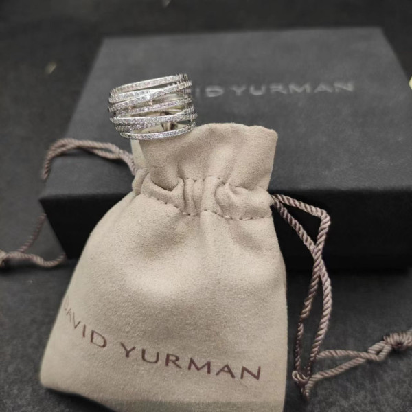 David Yurman Pav&Atilde;&copy; Diamond Interwoven Band Ring