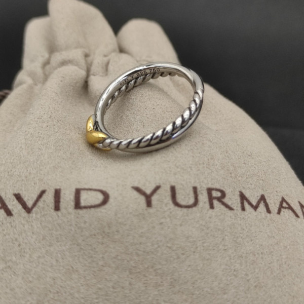 David Yurman X Cable Crossover Ring