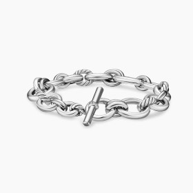 David Yurman 8mm Sterling Silver Mercer Multi-Ring Bracelet