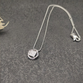 David Yurman Cable Cushion Pav&Atilde;&copy; Diamond Necklace
