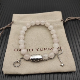 David Yurman 8mm Stretch Rose Quartz Bracelet