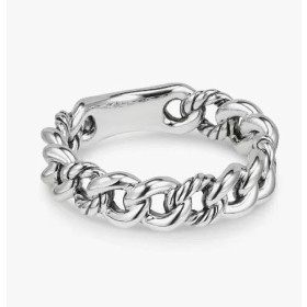 David Yurman Silver 5mm Hoop Band Ring