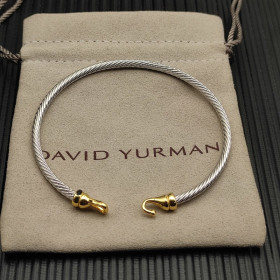 David Yurman 3mm Gold Hook Head Bracelet