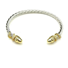 David Yurman 4mm Cable Classic Round-End Cuff Bracelet