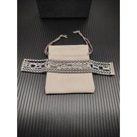 David Yurman Silver-Tone 29mm Multi-Row Chain Bracelet