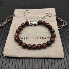 David Yurman 8mm Stretch Bull&acirc;s Eye Stone Bracelet