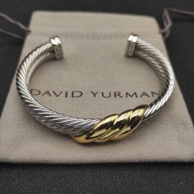 David Yurman 10mm Three-Row Cable Cuff Bracelet
