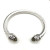 David Yurman 7mm Cable Cuff Bracelet with Rotating End Caps Brown Diamonds