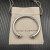 David Yurman 7mm Sterling Silver Oval Pav&Atilde;&copy; Cable Cuff Bracelet