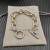 David Yurman Gold and Silver Twisted Cable Bracelet, 19cm