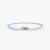 David Yurman Light Blue Double Ring Nylon Cord Bracelet