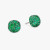 David Yurman 8mm Green Diamond Stud Earrings