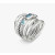 David Yurman 15mm Five-Row Connected Sapphire Ring