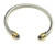 David Yurman 5mm Gold Cable Bracelet with Purple Diamonds