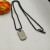 David Yurman Black and Gold Pav&Atilde;&copy; White Diamond Logo Necklace