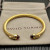 David Yurman Gold 5mm Five-Row Cable Bracelet with Purple Pav&Atilde;&copy;