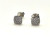 David Yurman 9mm Silver Four-Prong Pav&Atilde;&copy; Diamond Stud Earrings