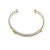 David Yurman 4mm Cable Cuff Bracelet with Double X Station Accent