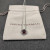 David Yurman 7mm Cable Twist Square Red Diamond Pendant Necklace, 1.5mm Chain, Length 45cm + 5cm