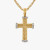 David Yurman Gold Diamond Cable Cross Necklace