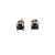 David Yurman 8mm Four-Prong Black Diamond Stud Earrings