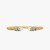 David Yurman 4mm Gold Twisted Cable Pearl Bracelet