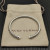 David Yurman 4mm Sterling Silver Pearl Diamond Bangle Bracelet