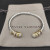 David Yurman 4mm Twisted Cable Pav&Atilde;&copy; Diamond Cuff Bracelet