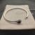 David Yurman 3mm Cable Classic Four-Point Black Diamond Cuff Bracelet