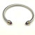 David Yurman 5mm Double-End Cap Cable Cuff Bracelet Red Diamonds