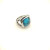 David Yurman 14mm Square Blue Diamond Ring