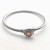 David Yurman 3mm Cable Classic Four-Point Champagne Diamond Cuff Bracelet