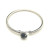 David Yurman 3mm Black Diamond Signature Cuff Bracelet