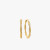 David Yurman Gold 42mm Infinity Hoop Earrings