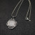 David Yurman 32mm Silver Pav&Atilde;&copy; Diamond Square Cable Necklace