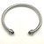 David Yurman 5mm Cable Classics Purple Gemstone End Cuff Bracelet