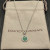 David Yurman Sterling Silver 17.8mm Round Pav&Atilde;&copy; Malachite Necklace