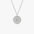 David Yurman Gold Diamond Initial K Disc Pendant Necklace