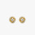 David Yurman Gold 8mm Petite Infinity Stud Earrings